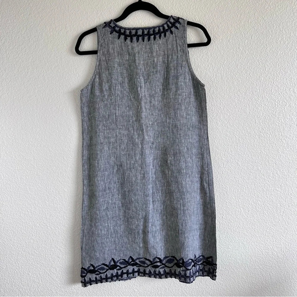 Roberta Roller Rabbit Linen V-Neck Mini Dress - Picture 9 of 12